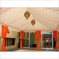 Party Tent With Gold Mark