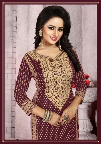 KARACHI COTTON CHURIDAR DRESS MATERIALS