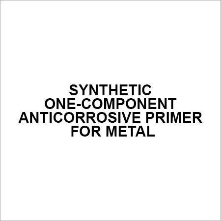 Synthetic one-component anticorrosive Primer for metal Synthetic one-component anticorrosive Primer for metal
