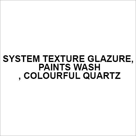 System Texture Glazure paints Wash colourful quartz