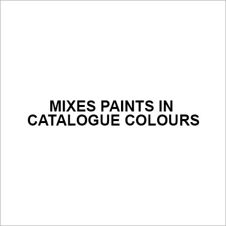 Mixes paints in catalogue colours