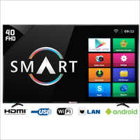 40 Inch Smart Led Tv - 1920 X 1080 Resolution, 1.07b Color Depth | 3000:1 Contrast Ratio, 2 Hdmi & 2 Usb Ports, Quad-core Processor, 1gb Ram, 8gb Rom