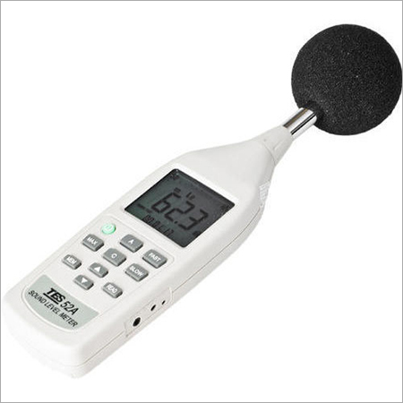 Sound Level Meter - 150x50x30mm, White | +/-1.5dB Accuracy, Digital Display, Data Logging, Durable Design, Noise Measurement, 30-130dB Range