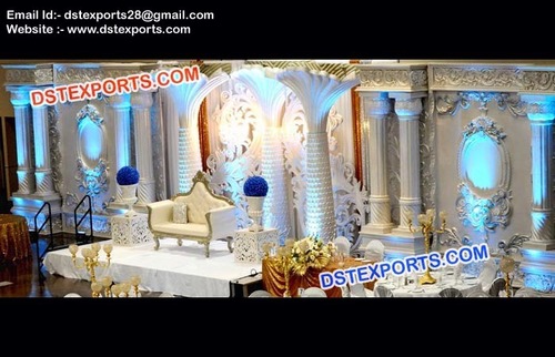Customized Grand Wedding Reception Stage