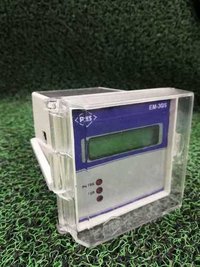 Transparent  And White Three Phase Dual Source Panel Meter