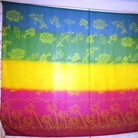 Ladies Beachwear Pareos - Rayon Fabric, 100x180 Cm, Customizable Colors And Designs | Quick Dry, Cool Pass, Unisex Options Available