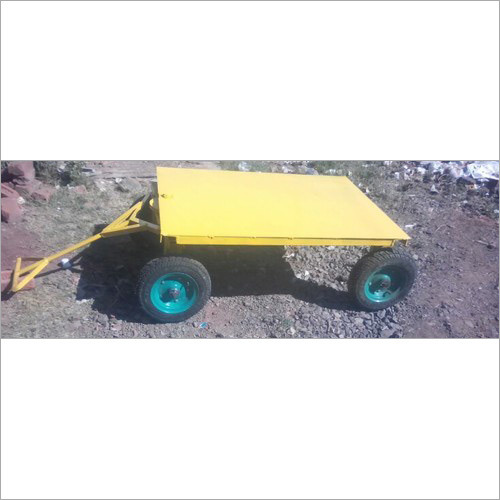 Yellow Four Wheel Barrow