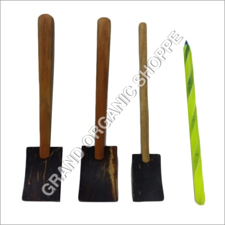 Rectangle Model Coconut Shell Table Tea Spoon