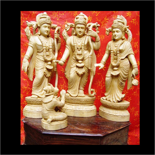 Wooden Rama Statue