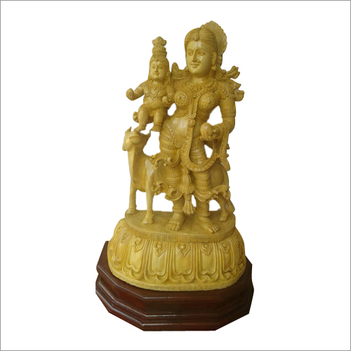 Wooden Krishna Statue