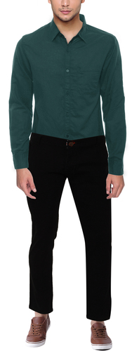 Cotton Casual Trouser Black