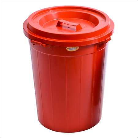 Blue And Red 6 Gallon Plastic Pail With Lid