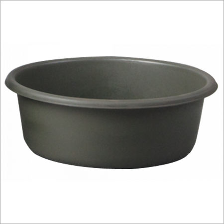 Black Plastic Basin
