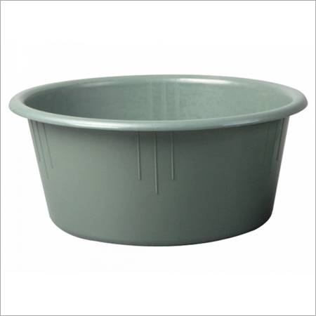 Black Round Plastic Basin