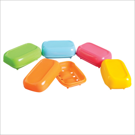 Plastic Soap Box - Pp Material, 120x85x50 Mm | Available In Yellow, Pink, Blue, Green, And Orange, Easy Open Lid