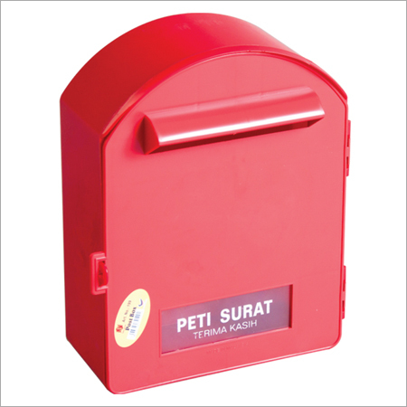Red Plastic Post Box