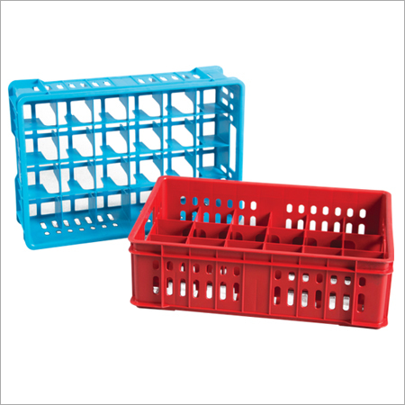 Blue And Red Plastic Cup Tray