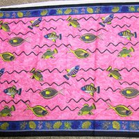 Fish Printed Beachwear Sarongs