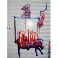 17 Spindle Braiding Machines - Color: Red And Blue