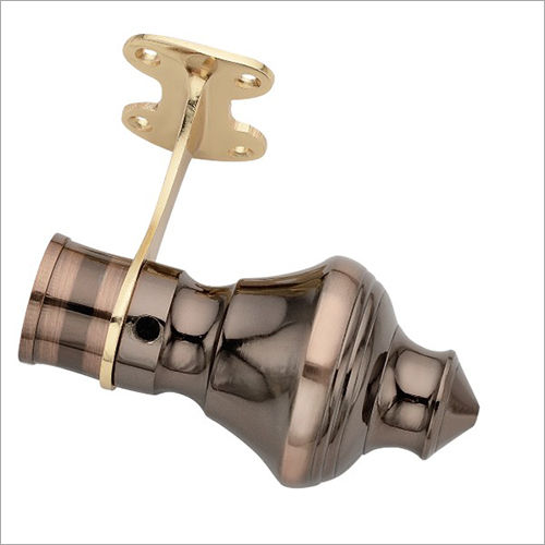 Brass Curtain Bracket (Gemini)