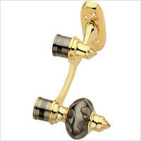 Brass Curtain Bracket (galaxy) - Coating Type: Knob