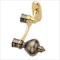 Brass Curtain Bracket (apple) - Color: Ag
