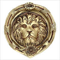 Brass Door Knocker (Royal Leo)
