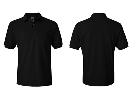 Black Collared T-Shirts