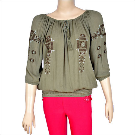 Crepe Ladies Top