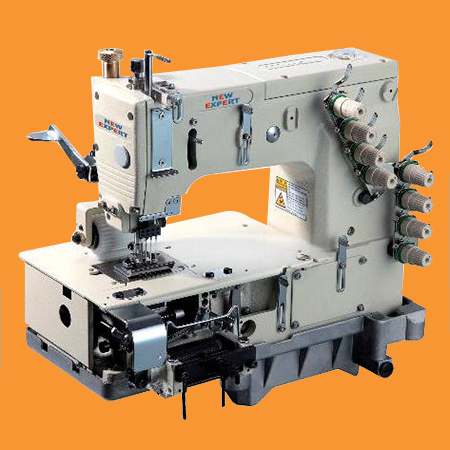 White Multi Needle Sewing Machine