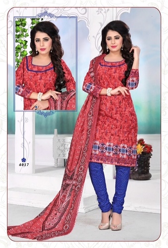 COTTON CHURIDAR DRESS MATERIALS