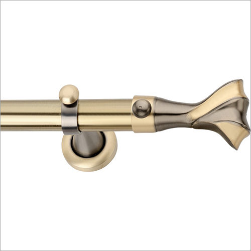 Aluminum Alloy Brass Curtain Finials Punch Ttab