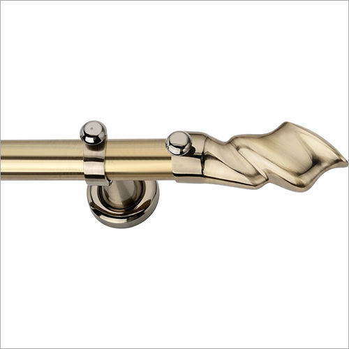 Aluminum Alloy Brass Curtain Finials Flame Am