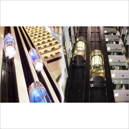 Capsule Elevator - Stainless Steel | 1000kg Capacity, 2 m/s Speed, Durable Build, Easy Operation, Modern Look, Stylish Design