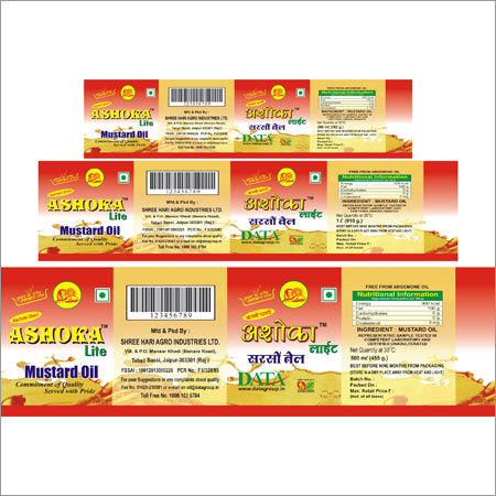 Pet Bottel Paper Label