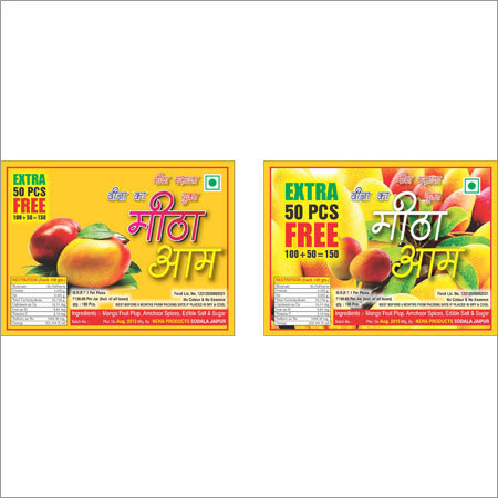 Food Paper Sticker