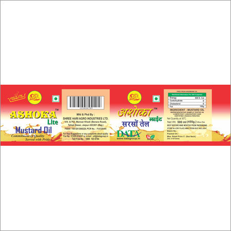 Edible Oil Label