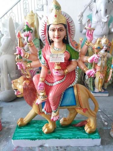 Marble Durga Mata Statue
