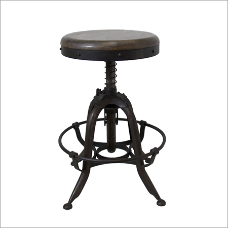 Revolving Adjustible Bar Stool With Lock No Assembly Required