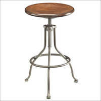 Bar Stool With Adjustable Height Carpenter Assembly