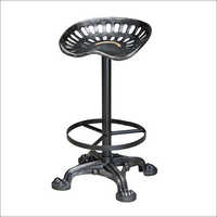 Bar Stool With Cast Iron Base Carpenter Assembly