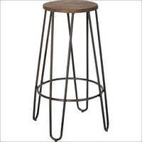 Twisted Rod Bar Stool No Assembly Required