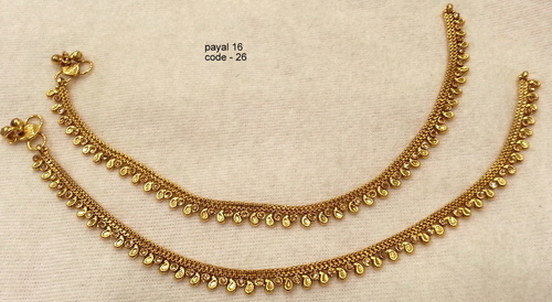 Copper Alloy Antique Payal
