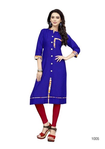 Blue New Style Kurti
