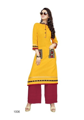 Swati Kurti Slub cotton