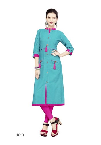 Swati Kurti Slub cotton