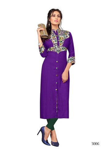 Purple Fancy Designer Kurti