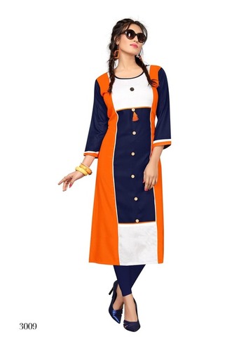 White Long Kurti