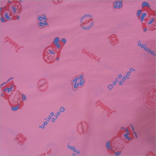 Spun Print Single Jersey Fabric