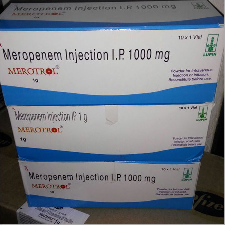 Liquid Meropenem Injection I.P. 1000 Mg